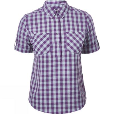 Camisa Berghaus Explorer 2.0 Manga Corta Mujer Moradas - Chile EAU530218